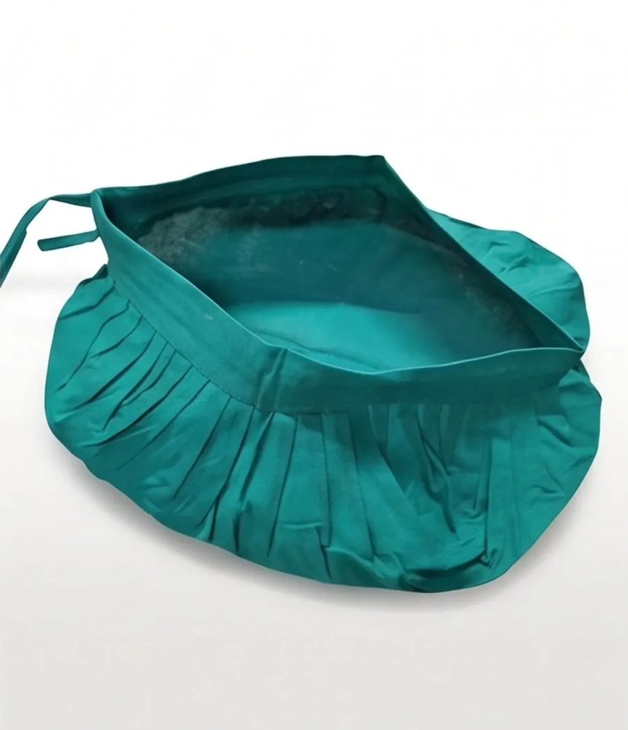 Surgical Green Pleated Cotton Cloth Cap