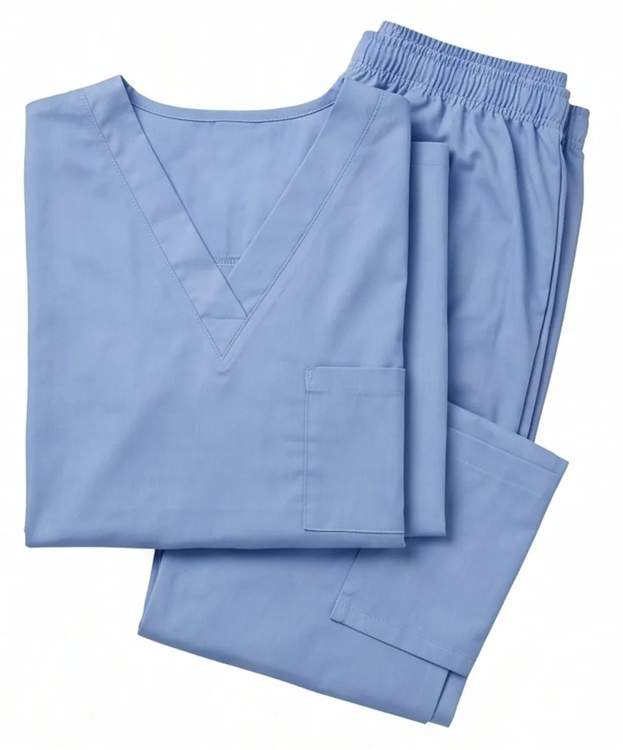 Medical Scrubs & OT Suit Set (V-Neck Shirt & Pants)